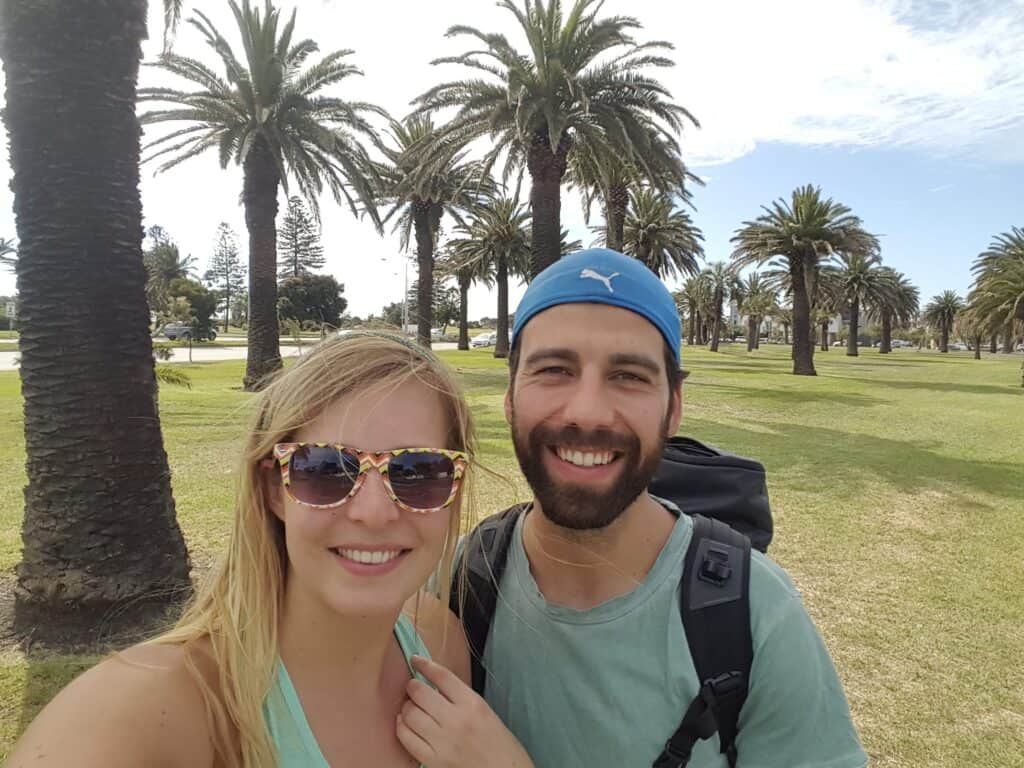 Mein Mann und ich in Australien